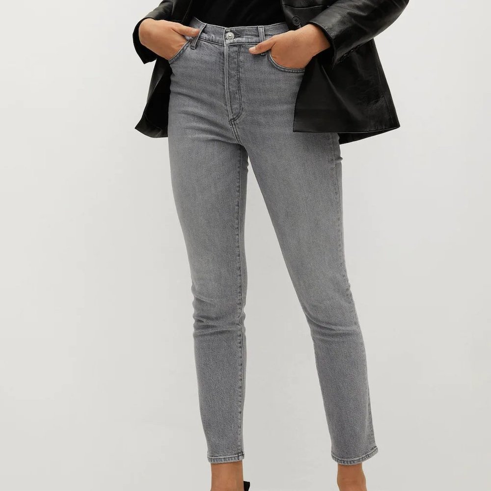 MANGO high waist slim fit Jeans